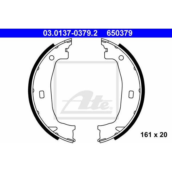 Слика на Гуртни за рачна кочница ATE 03.0137-0379.2 за BMW 3 Touring E46 318 i - 118 коњи бензин