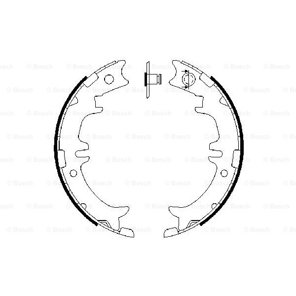 Слика на Гуртни за рачна кочница BOSCH 0 986 487 615 за Lexus GS Saloon (JZS160) 300 - 219 коњи бензин