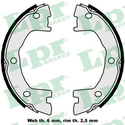 Слика на Гуртни за рачна кочница LPR 09250 за камион Iveco Daily 1 Box 35-10 (15034111, 15034204, 15034211, 15034215, 15034217, 150 - 103 коњи дизел