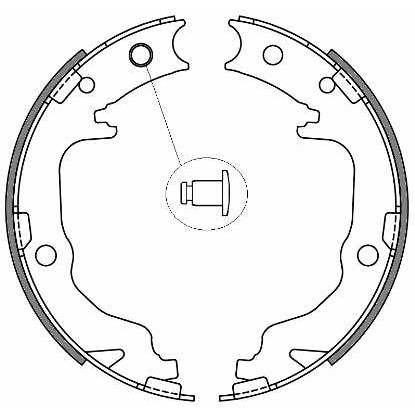 Слика на Гуртни за рачна кочница REMSA 4641.00 за CHRYSLER SEBRING Cabrio 2.7 - 186 коњи бензин