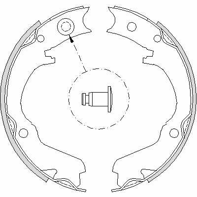 Слика на Гуртни за рачна кочница REMSA 4734.00 за Subaru Legacy 1 (BC) 1800 - 103 коњи бензин