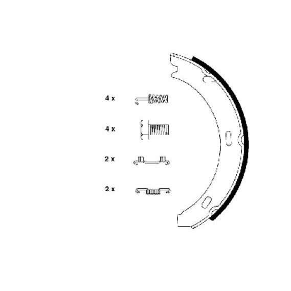 Слика на Гуртни за рачна кочница TEXTAR 91032800 за Mercedes B-Class (w245) B 150 (245.231) - 95 коњи бензин