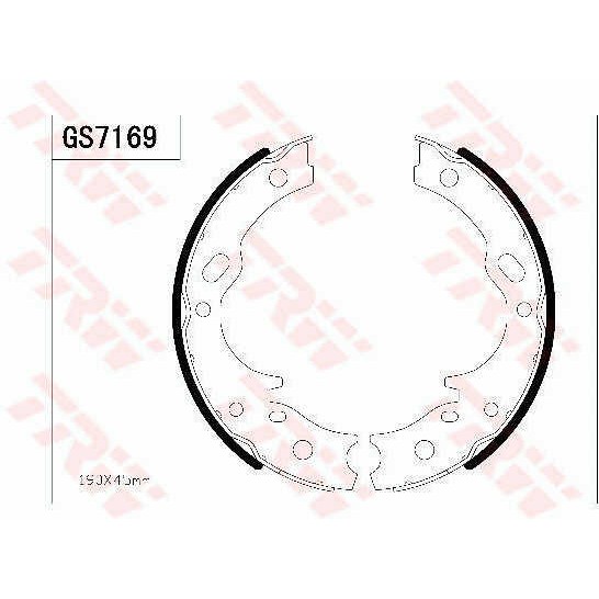 Слика на Гуртни за рачна кочница TRW GS7169 за камион Isuzu N Series NPR 75 - 174 коњи бензин