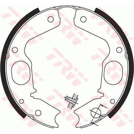 Слика на Гуртни за рачна кочница TRW GS8695 за Mitsubishi Montero Sport (K90) 2.5 TD (K94W) - 99 коњи дизел