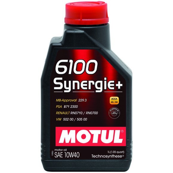 Слика на Двигателно масло MOTUL 6100 SYNERGIE+ 10W40 10W40 102781 за Fiat Ducato BUS 250 130 Multijet 2,3 D - 131 коњи дизел