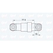 Слика 2 на Демпфер канален ремен IPD 11-0877