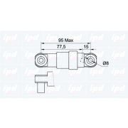 Слика 2 на Демпфер канален ремен IPD 13-0483