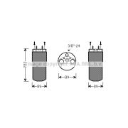 Слика 1 $на Дехидратор, клима уред AVA QUALITY COOLING RTD555