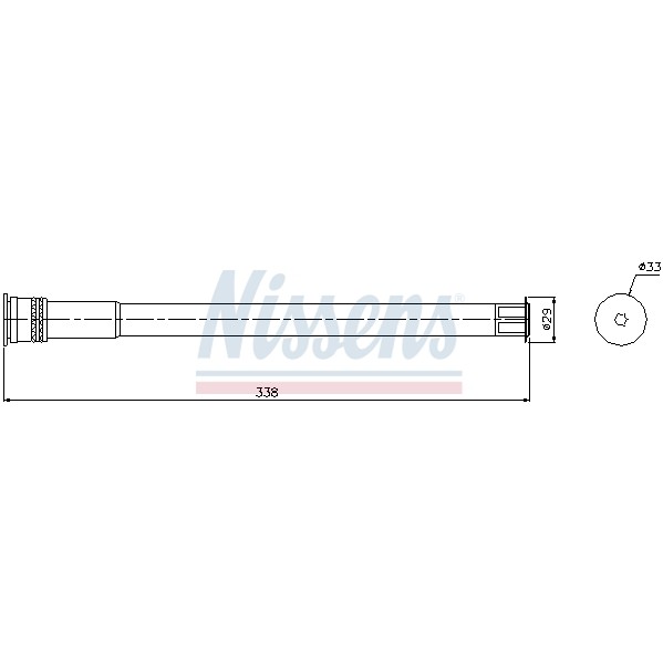 Слика на дехидратор, клима уред NISSENS 95463 за BMW 3 Sedan E90 325 d - 197 коњи дизел