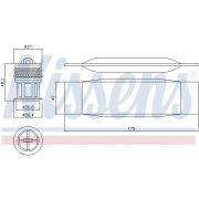 Слика 1 на дехидратор, клима уред NISSENS 95490