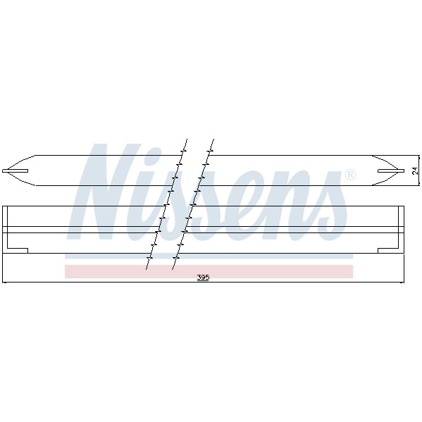 Слика на дехидратор, клима уред NISSENS 95500 за Ford Mondeo 4 2.3 - 160 коњи бензин