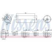 Слика 1 $на Дехидратор, клима уред NISSENS 95524