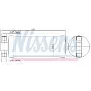 Слика 1 на дехидратор, клима уред NISSENS 95626