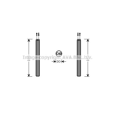 Слика на Дехидратор за клима уред AVA QUALITY COOLING ALD098 за Alfa Romeo 159 Sedan 2.2 JTS - 185 коњи бензин