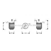 Слика 1 $на Дехидратор за клима уред AVA QUALITY COOLING BWD224