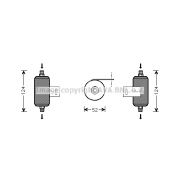 Слика 1 на Дехидратор за клима уред AVA QUALITY COOLING DFD028