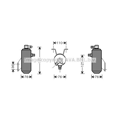 Слика на Дехидратор за клима уред AVA QUALITY COOLING FDD342