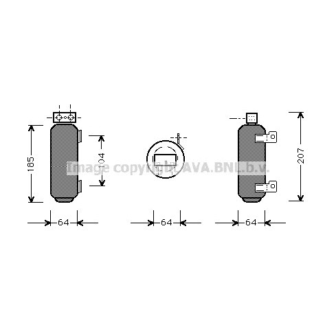 Слика на Дехидратор за клима уред AVA QUALITY COOLING OLD282