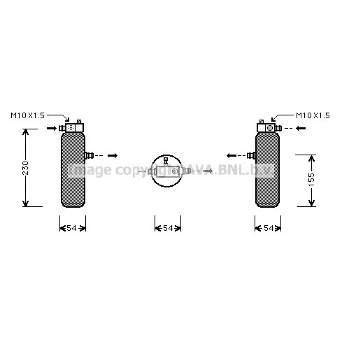 Слика на Дехидратор за клима уред AVA QUALITY COOLING PED194