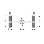 Слика 1 на Дехидратор за клима уред AVA QUALITY COOLING RTD094