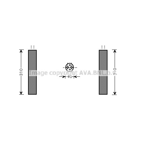 Слика на Дехидратор за клима уред AVA QUALITY COOLING VND073 за VW Transporter T4 Box 1.9 D - 60 коњи дизел