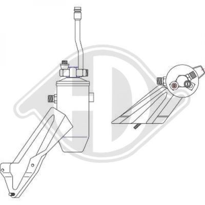 Слика на Дехидратор за клима уред DIEDERICHS Climate DCT1103 за Ford Escort 5 Break (gal,avl) 1.8 D - 60 коњи дизел