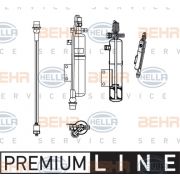 Слика 1 на Дехидратор за клима уред HELLA BEHR  SERVICE  PREMIUM LINE 8FT 351 198-541