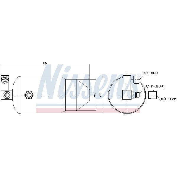 Слика на Дехидратор за клима уред NISSENS 95010 за Citroen Jumpy U6U 2.0 i 16V - 138 коњи бензин