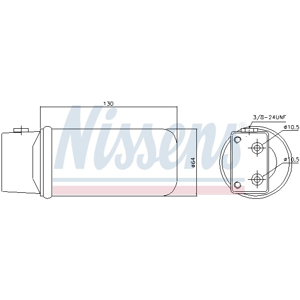 Слика на Дехидратор за клима уред NISSENS 95043 за Rover 45 Saloon (RT) 1.4 - 103 коњи бензин