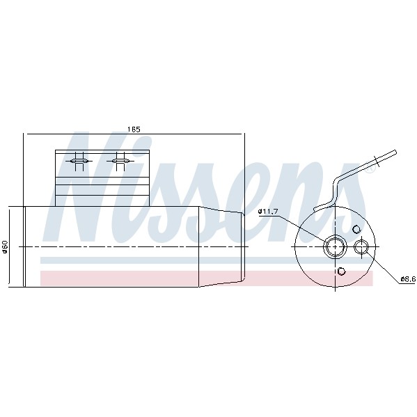 Слика на Дехидратор за клима уред NISSENS 95124 за CHRYSLER VOYAGER 3 GS 3.8 - 178 коњи бензин