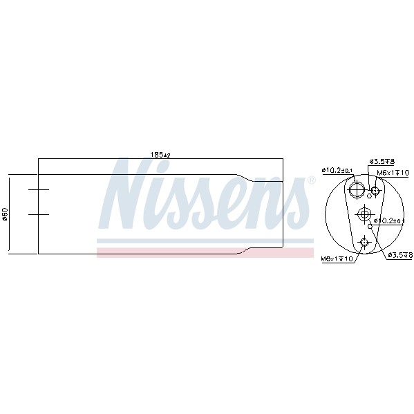 Слика на Дехидратор за клима уред NISSENS 95170 за камион Iveco Daily 1 Box ORA-06502: PL/  - 82 коњи дизел