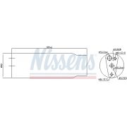 Слика 1 на Дехидратор за клима уред NISSENS 95170