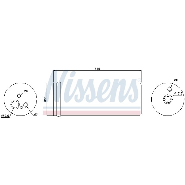 Слика на Дехидратор за клима уред NISSENS 95171 за VW Jetta 4 (1J2) 1.8 - 125 коњи бензин