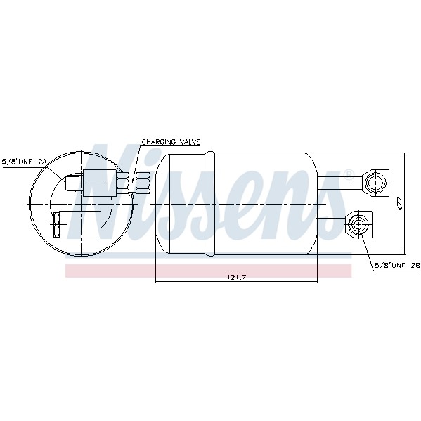 Слика на Дехидратор за клима уред NISSENS 95188 за VW Transporter T4 Box 1.9 D - 60 коњи дизел