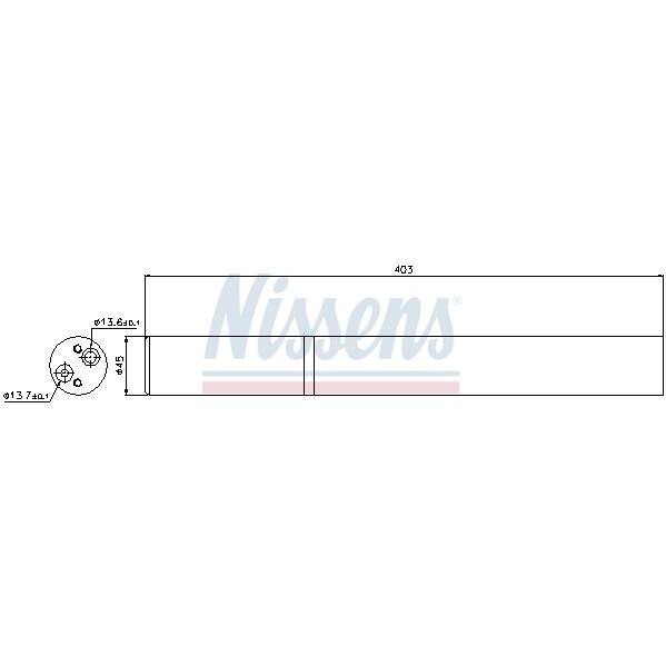 Слика на Дехидратор за клима уред NISSENS 95226 за камион MAN TGA 26.350 FDLS, FDLRS, FDLRS/M, FDLRS-WW - 350 коњи дизел