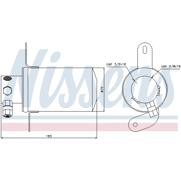 Слика на Дехидратор за клима уред NISSENS 95228 за Mercedes CLK Convertible (a208) 320 (208.465) - 218 коњи бензин