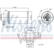 Слика 1 $на Дехидратор за клима уред NISSENS 95229