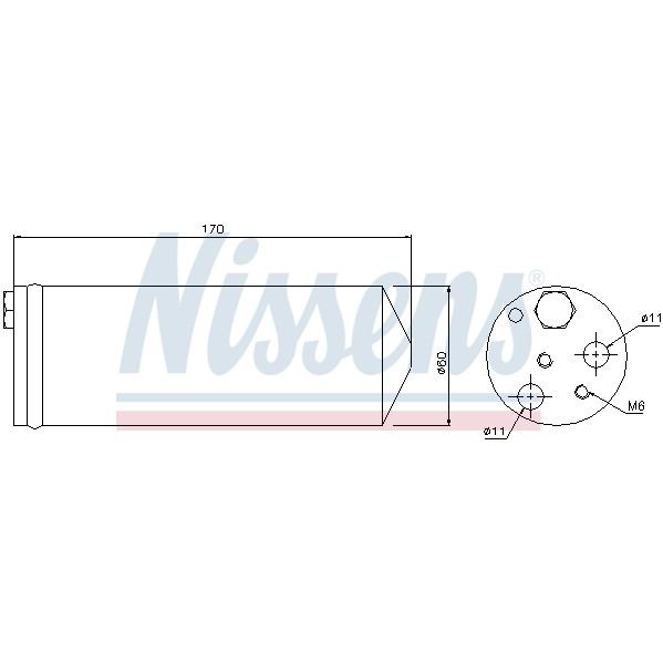 Слика на Дехидратор за клима уред NISSENS 95239 за Renault Scenic 1 (JA0-1) 1.9 dCi RX4 - 102 коњи дизел