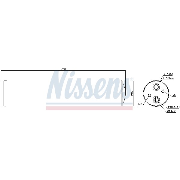 Слика на Дехидратор за клима уред NISSENS 95241 за Renault Clio 2 Box 1.9 D (SB0E) - 64 коњи дизел