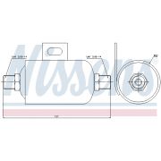 Слика 1 $на Дехидратор за клима уред NISSENS 95343