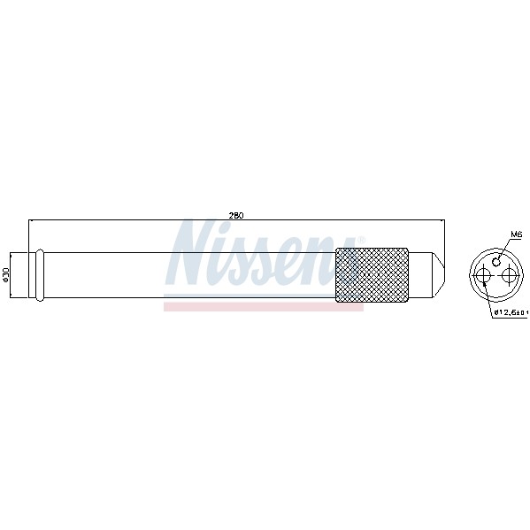 Слика на Дехидратор за клима уред NISSENS 95360 за Mazda CX-7 (ER) 2.5 MZR - 163 коњи бензин