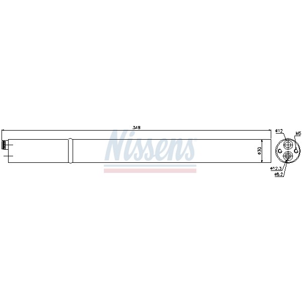 Слика на Дехидратор за клима уред NISSENS 95366 за VW Caddy 3 Estate 1.2 TSI - 105 коњи бензин