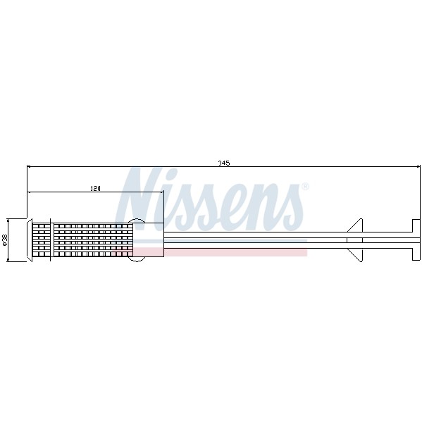 Слика на Дехидратор за клима уред NISSENS 95407 за Citroen Berlingo 1 MF 1.8 D - 60 коњи дизел