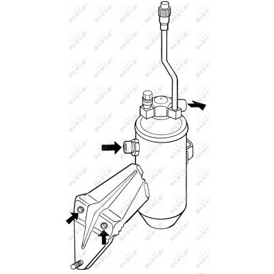 Слика на Дехидратор за клима уред NRF 33096 за Ford Escort 5 Break (gal,avl) 1.8 D - 60 коњи дизел