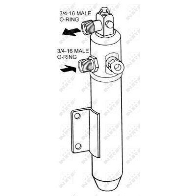 Слика на Дехидратор за клима уред NRF 33103 за камион MAN F 2000 19.364 FS, FLS, FLLS, FRS, FLRS, FLLRS - 360 коњи дизел