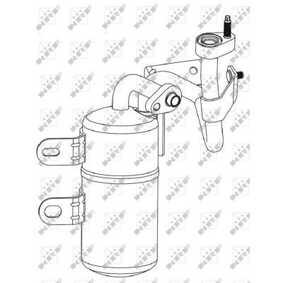 Слика на Дехидратор за клима уред NRF 33307 за Volvo S40 Sedan (MS) 2.4 CDI - 163 коњи дизел
