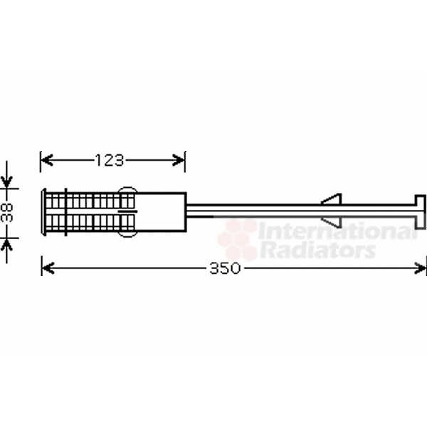 Слика на Дехидратор за клима уред VAN WEZEL 4000D264 за Citroen C5 RE Break 3.0 V6 - 211 коњи бензин