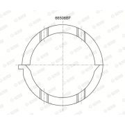 Слика 1 на дистанциона шајбна, радалица GLYCO A208/2 STD