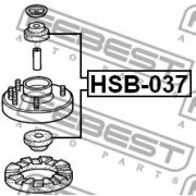 Слика 2 на дистанционна тръба, амортисьор FEBEST HSB-037