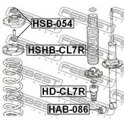 Слика 2 на дистанционна тръба, амортисьор FEBEST HSB-054